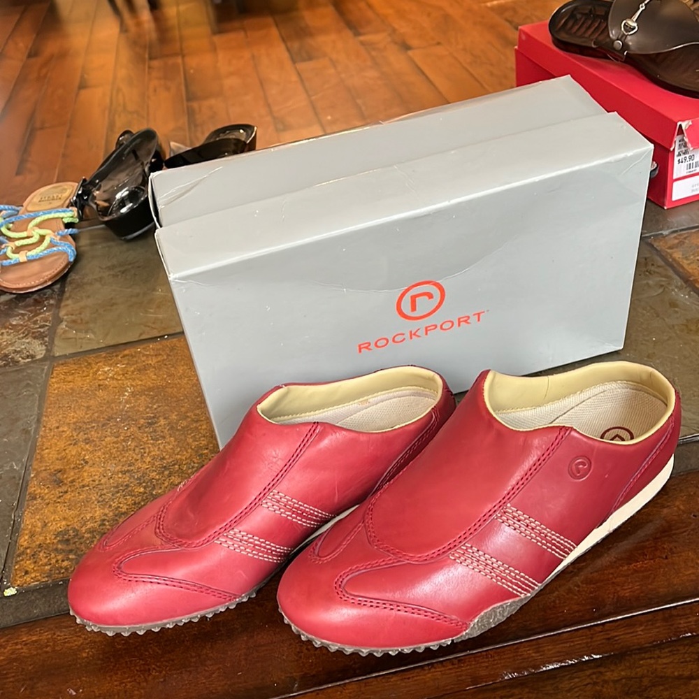 Rockport red slip one size 7nwt